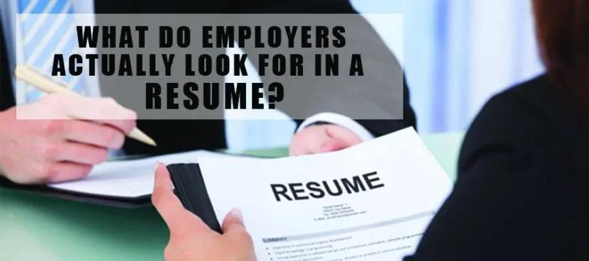 What do Employers ACTUALLY look for in a RESUME?
