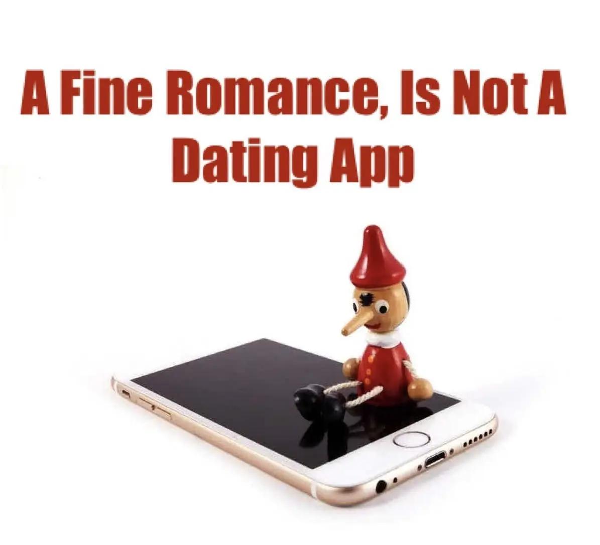 A Fine Romance, Is Not A Dating App! by Gail De Souza, Love Coach 