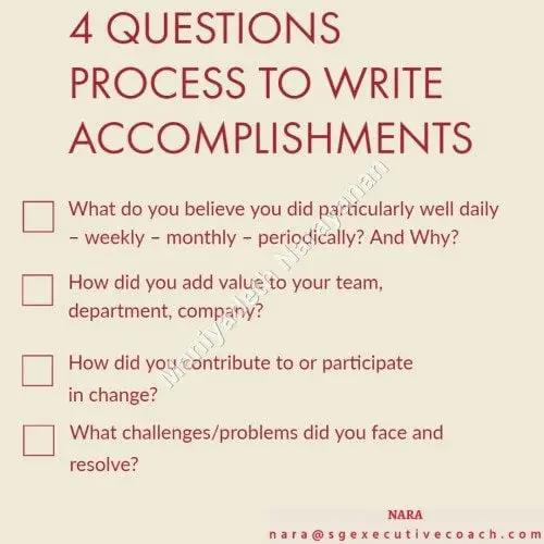 How to write “killer” Accomplishment statements in your Resume?