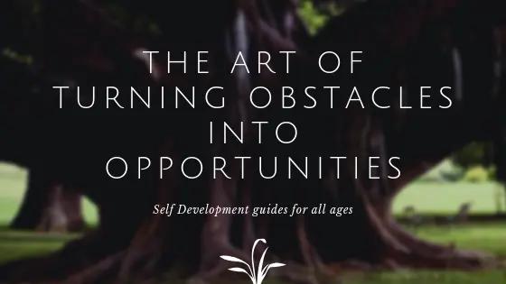 The Art Of Turning Obstacles Into Opportunities